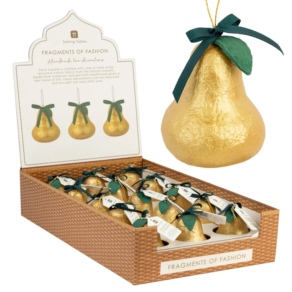 Talking Tables Fragments of Fashion Golden Pear