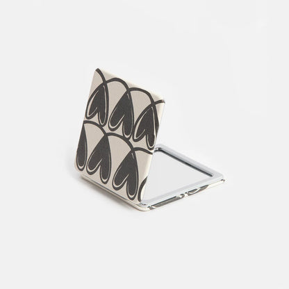 Caroline Gardner Monochrome Pocket Mirror