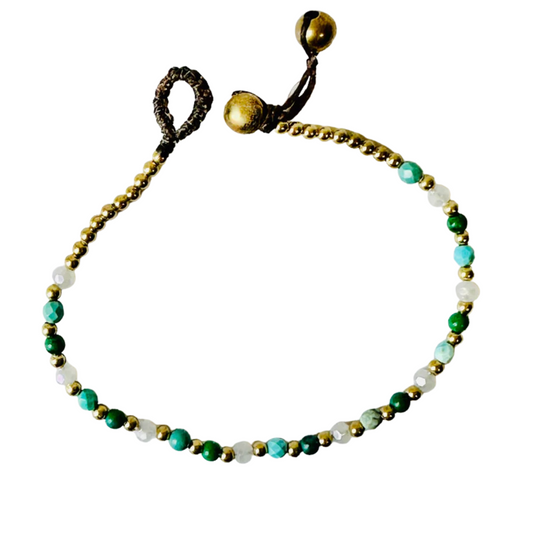 Rigtig Designs Crystal Healing Bracelet - Turquoise for luck