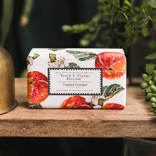 Toasted Crumpet Peach & Orange Blossom Soap