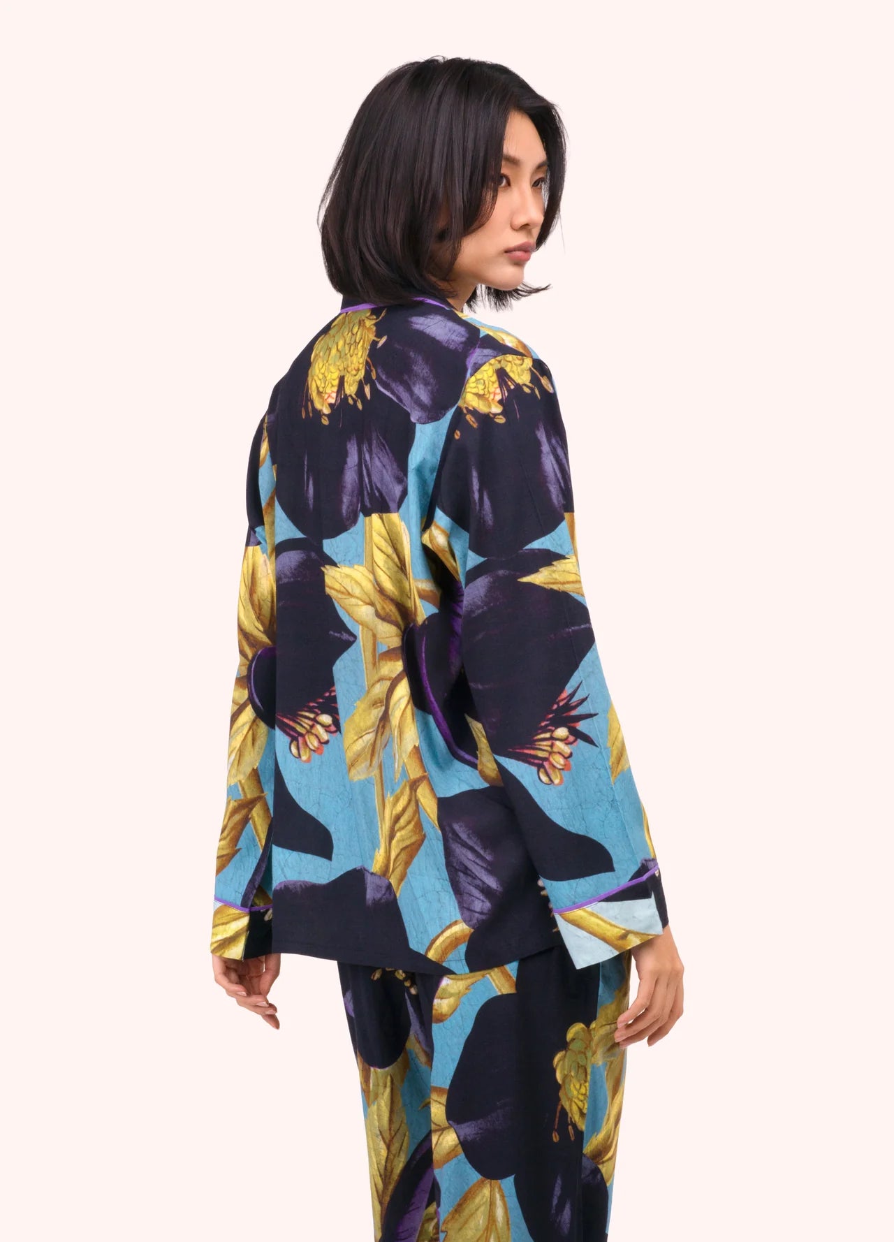 Powder Hellebore Floral Pyjamas - Various Sizes