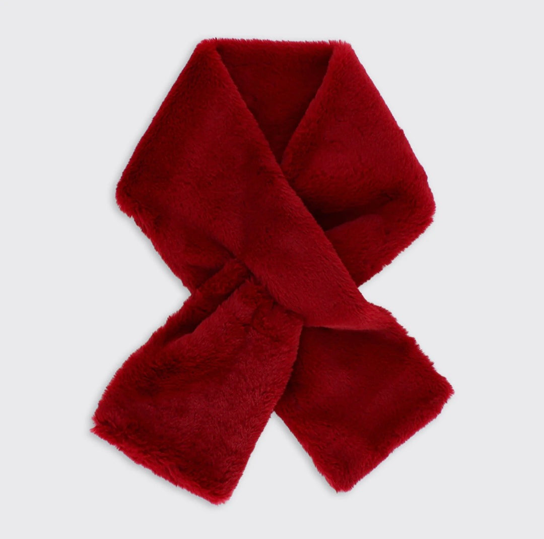 Millie Mae Faux Fur Push Through Neck Scarf - Various Colours