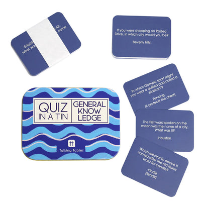 Talking Tables Quiz in a Tin - General Knowledge