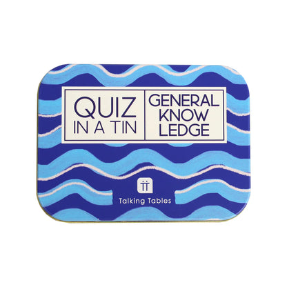 Talking Tables Quiz in a Tin - General Knowledge