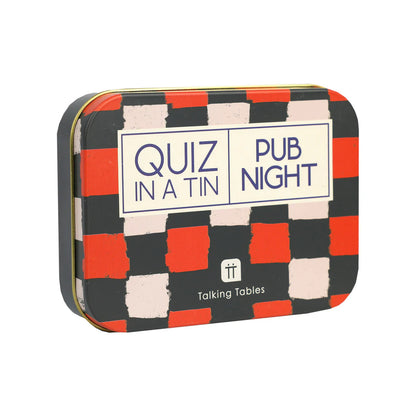 Talking Tables Quiz in a Tin - Pub Night