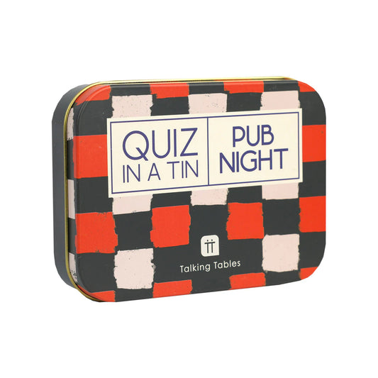 Talking Tables Quiz in a Tin - Pub Night