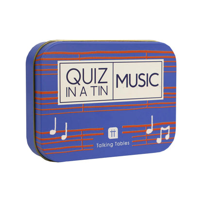 Talking Tables Quiz in a Tin - Music Trivia