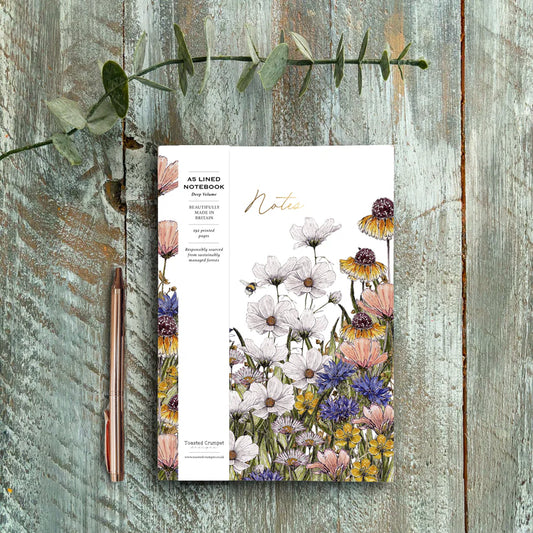 Toasted Crumpet The Regency Gardens A5 Chunky Notebook