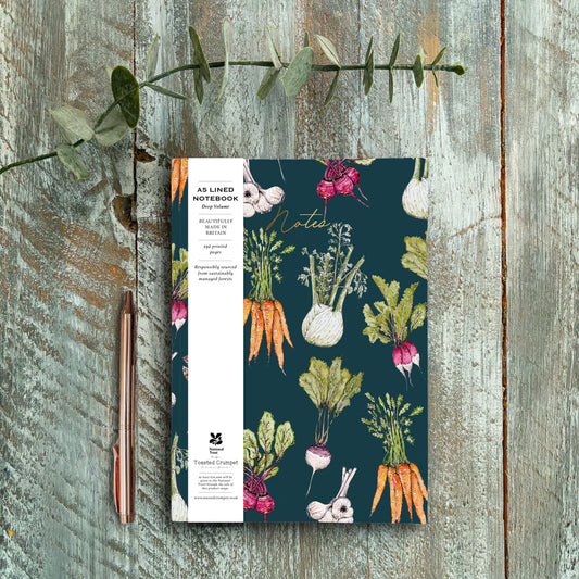 Toasted Crumpet The Kitchen Garden A5 Chunky Notebook