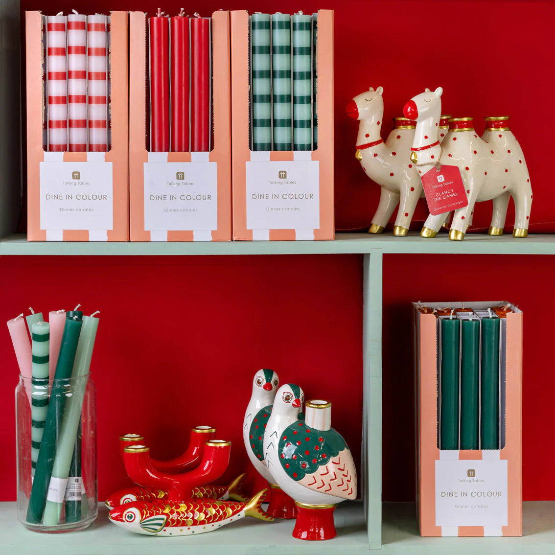 Talking Tables Christmas Camel Candle Holder