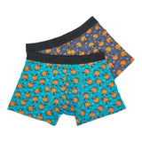 Eco chic mens bamboo boxers, Highland Cows duo set, XLarge