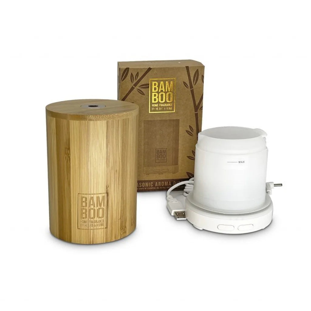 Heart & Home Bamboo Ultrasonic Aroma Diffuser