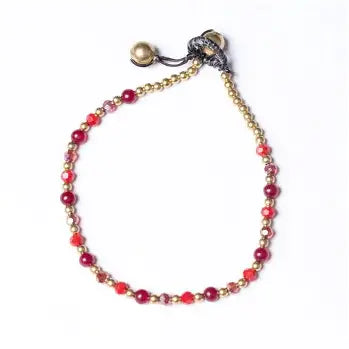 Rigtig Designs Crystal Healing Bracelet - Pink Agate for Love
