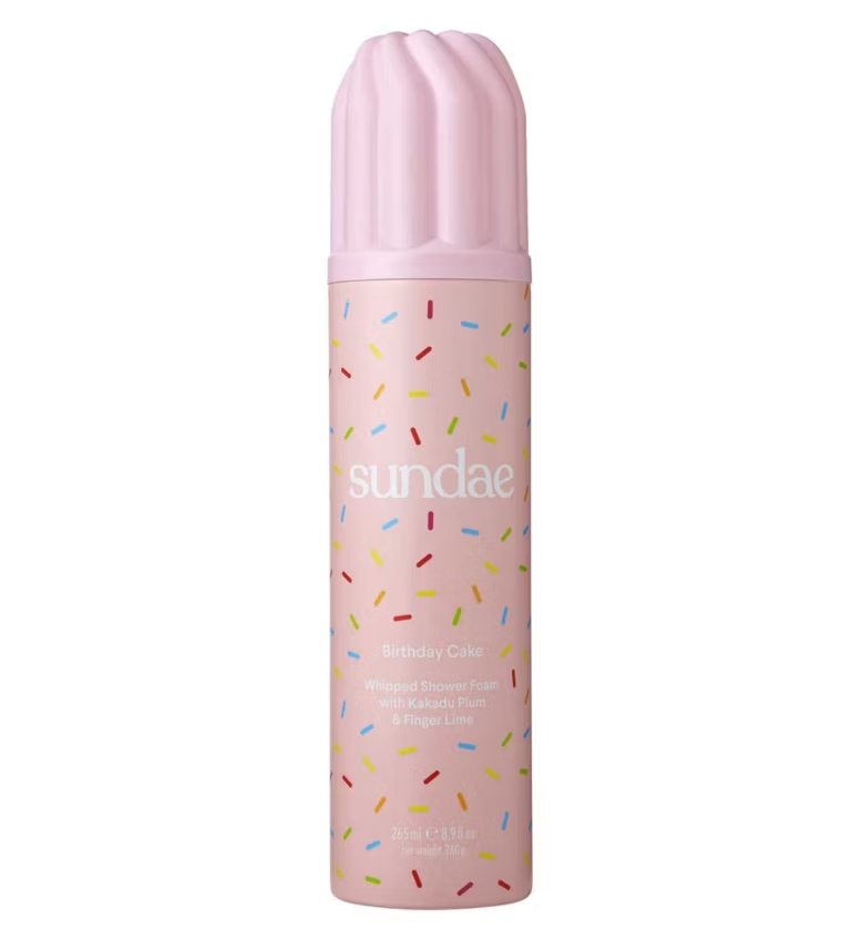 Sundae Birthday Cake Whipped Shower Foam