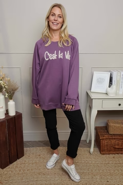 Ladies Cest La Vie Sweatshirt