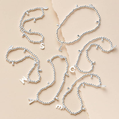 Joma a little Alphabet Initial Bracelet
