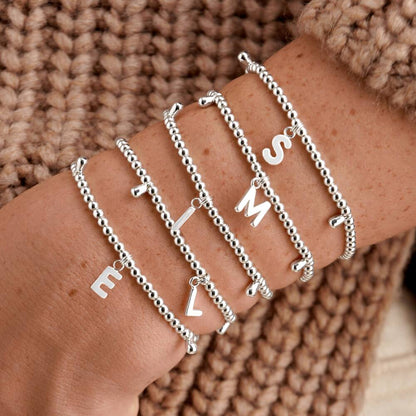 Joma a little Alphabet Initial Bracelet
