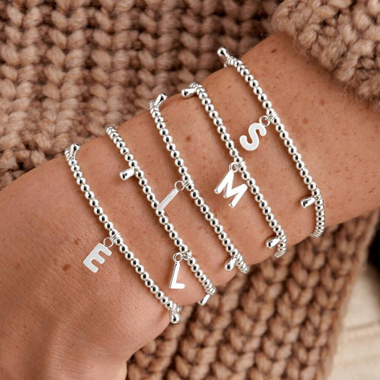 Joma a little Alphabet Initial Bracelet