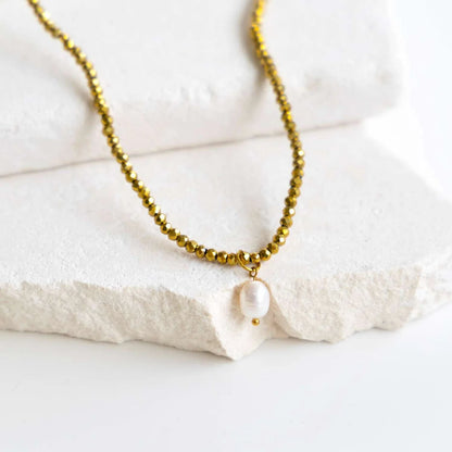 Kiki Crystal Wrap Bracelet / Necklace Golden Mirage