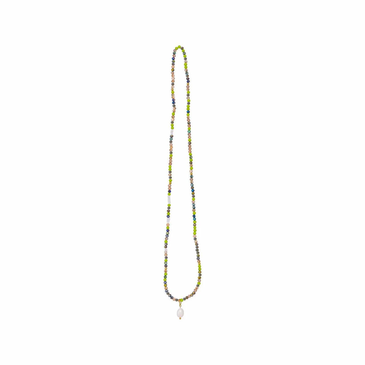 Kiki Crystal Wrap Bracelet / Necklace Green Oracle