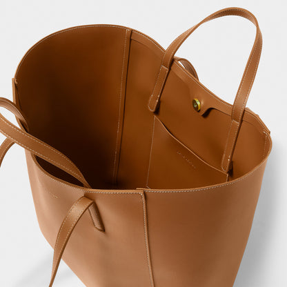 Katie Loxton - Perri Large Tote - Cognac