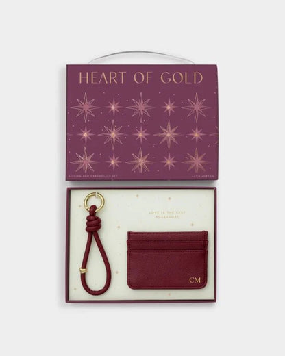 Katie Loxton Gift Boxed Key Ring and Card Holder - Various Colours Available