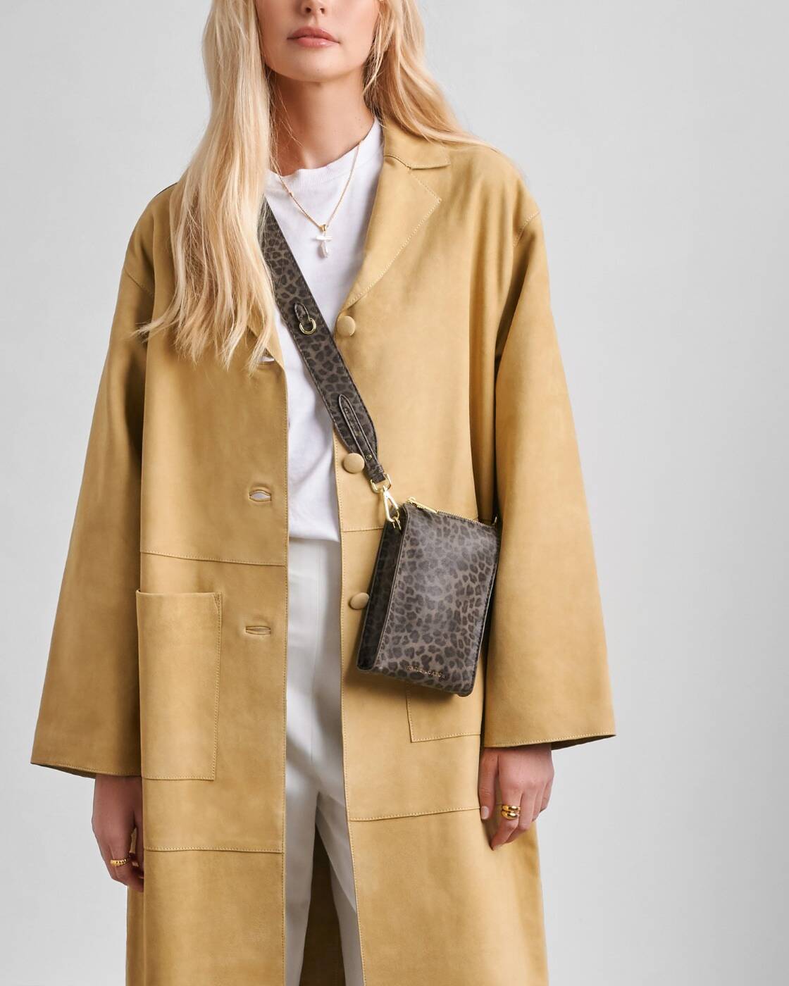 Katie Loxton Avery Slim Leopard Crossbody Bag