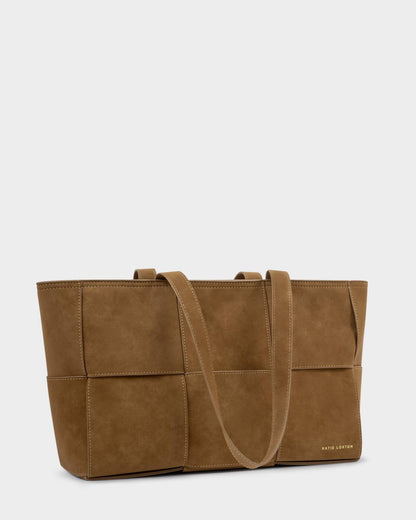 Katie Loxton Taya Tote Suedette in Caramel