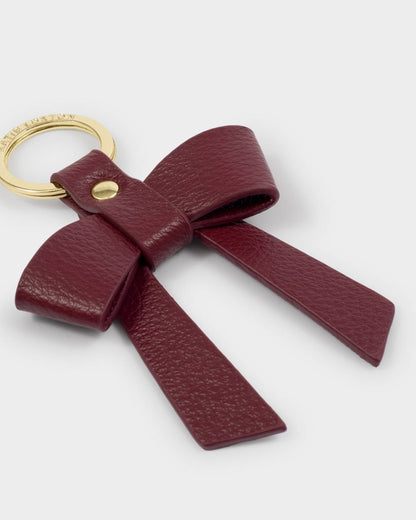 Katie Loxton Gift Boxed Bow-tiful Keyring Cherry
