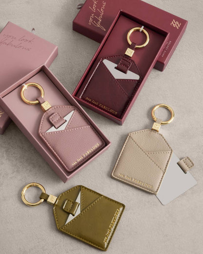 Katie Loxton Gift Boxed Mirror Key Ring - Various colours