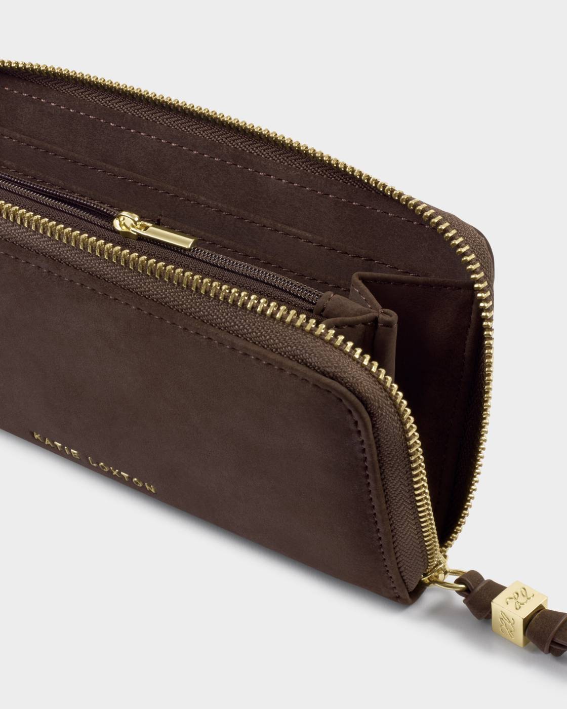 Katie Loxton Large Purse in Bitter Chocolate