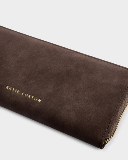 Katie Loxton Large Purse in Bitter Chocolate