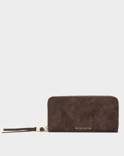 Katie Loxton Large Purse in Bitter Chocolate