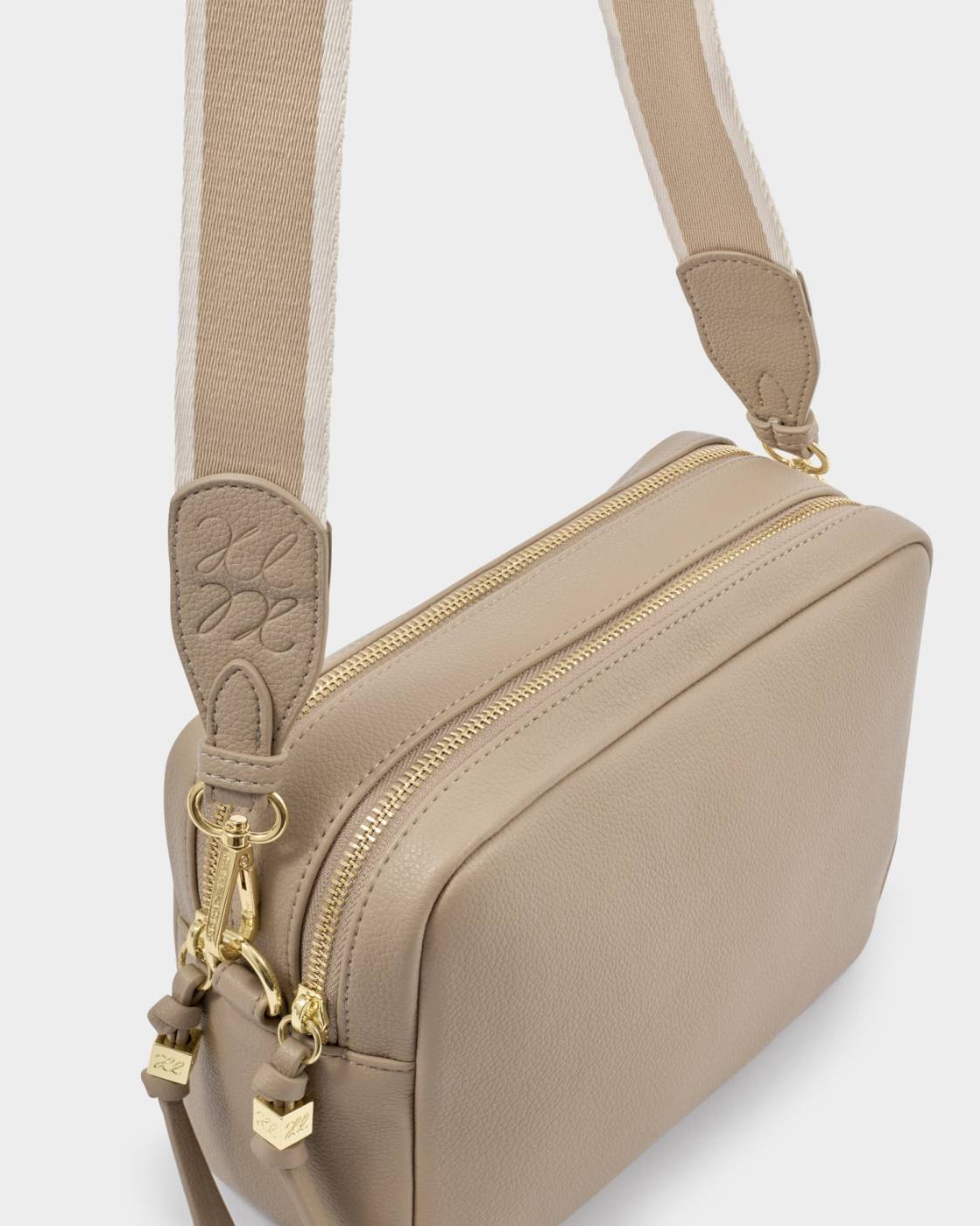 Katie Loxton Lottie Large Crossbody Bag in Light Taupe