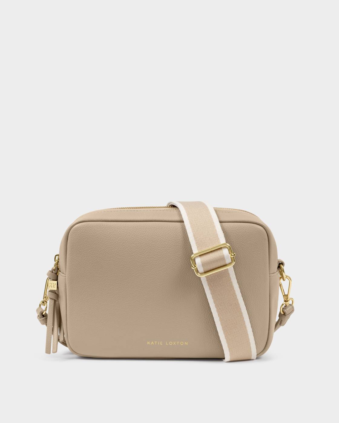 Katie Loxton Lottie Large Crossbody Bag in Light Taupe