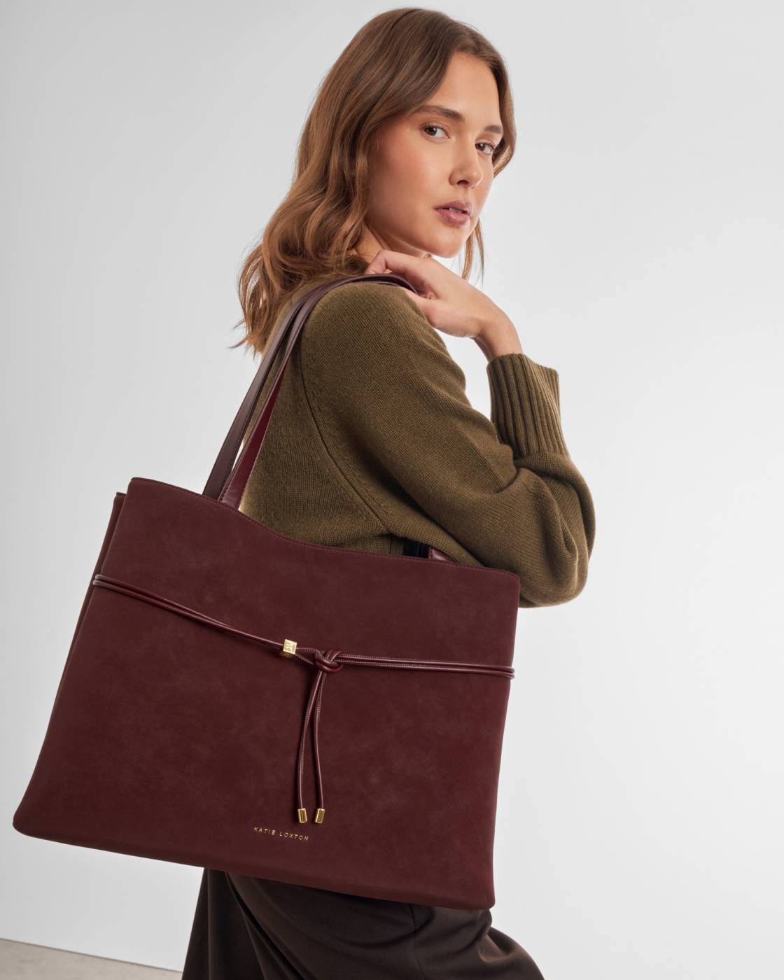 Katie Loxton Lori Large Tote Bag in Cherry