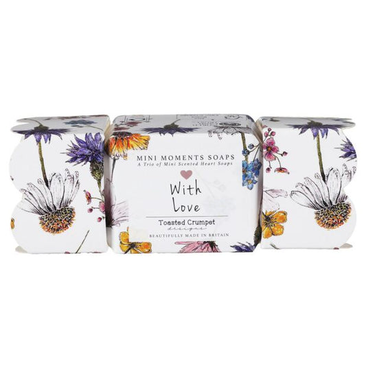 Toasted Crumpet With Love Boxed Mini Heart Soaps Regency gardens