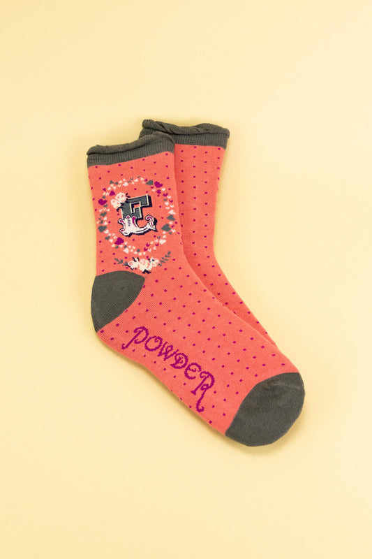 Powder Initial Socks E