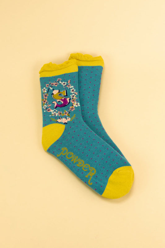 Powder Initial Socks - S