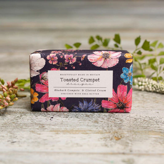 Toasted Crumpet Rhubarb Compote & Clotted CreamSoap