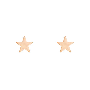 D&X Gold small star stud earrings
