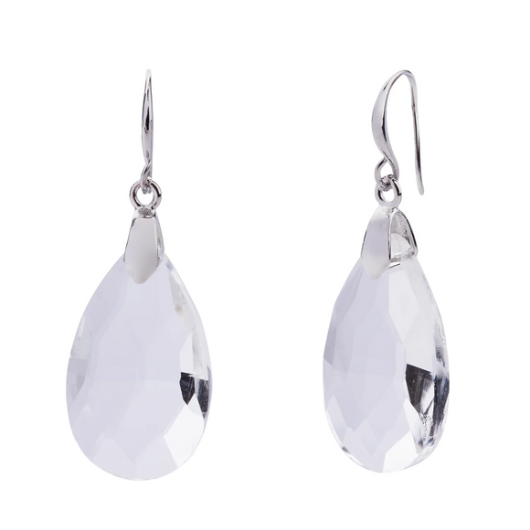 D&X Drop crystal earrings