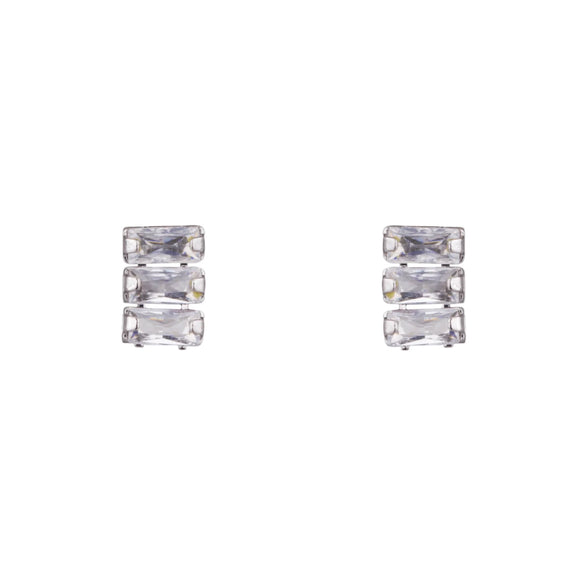D&X Triple crystal earrings