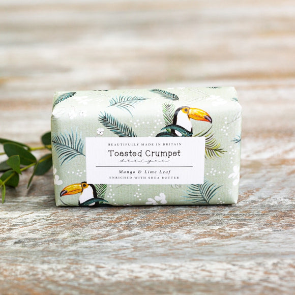 Toasted Crumpet Mango and Lime Leaf Soap