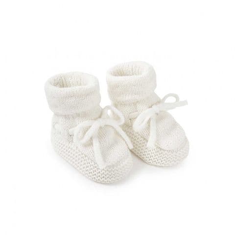 KATIE LOXTON | KNITTED BABY BOOTS | WHITE