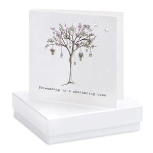 Crumble & Core Boxed Friendship Blossom Tree Earring Card
